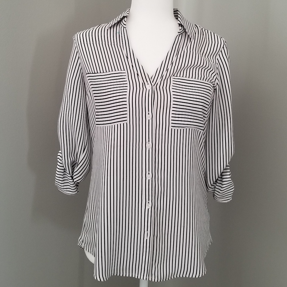 Black and White Shirt